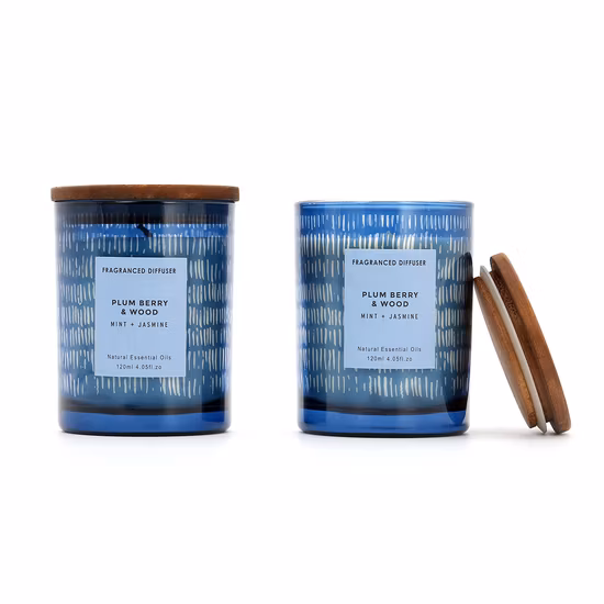 Cera de soja sem fumaça colorida decoração de casa iluminação aromaterapia use velas perfumadas em frasco de vidro de cristal atacado luxo natural vela perfumada artesanal