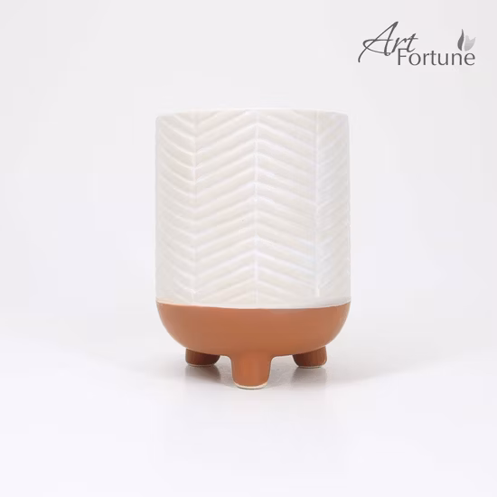 Vela de Papai Noel de cerâmica de venda quente da Amazon para decorações de mesa